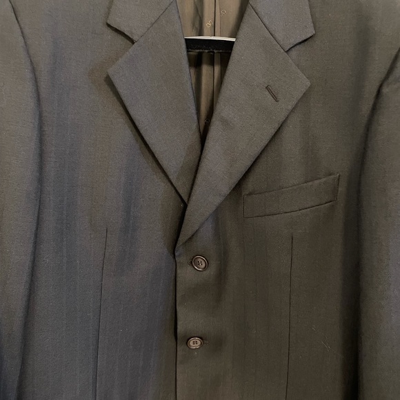 Valentino Italy Suit Jacket Virgin Wool Sz 42 - Picture 2 of 16